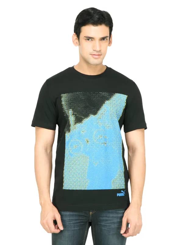 Puma Men Ghetto Halftone Black T-shirt