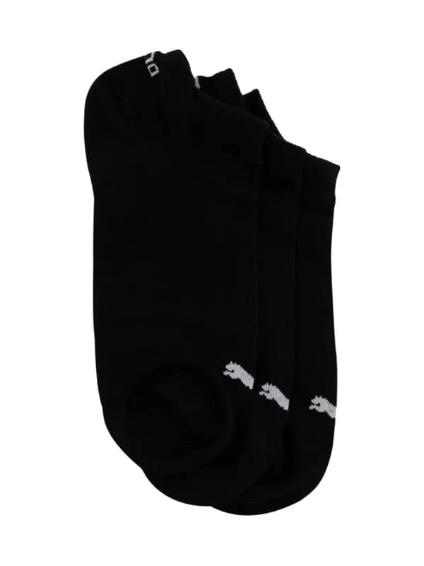 Puma Unisex Invisble Sneakers Black Socks