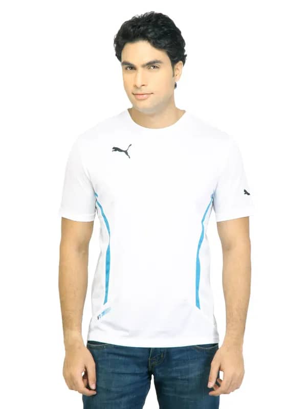 Puma Men V.11 Speed White Tshirts