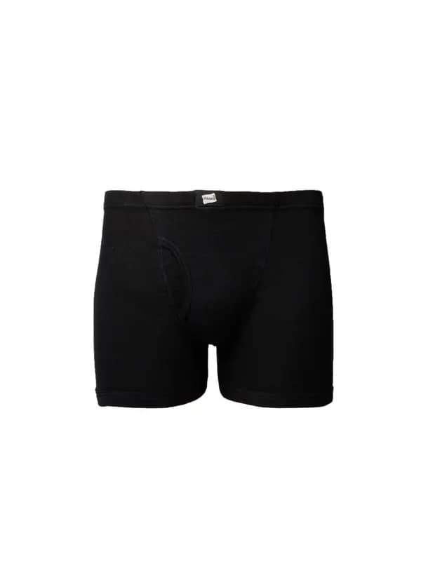Hanes Men Black Boxer Trunks
