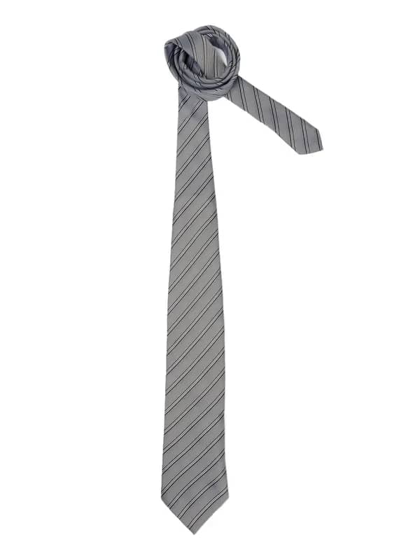 Peter England Men Elite Grey Tie