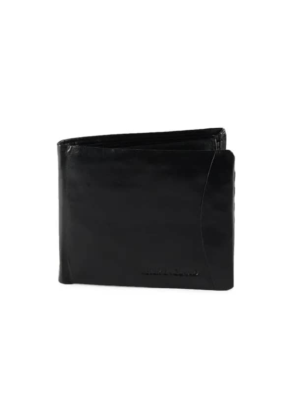 Peter England Men Statements Black Wallet
