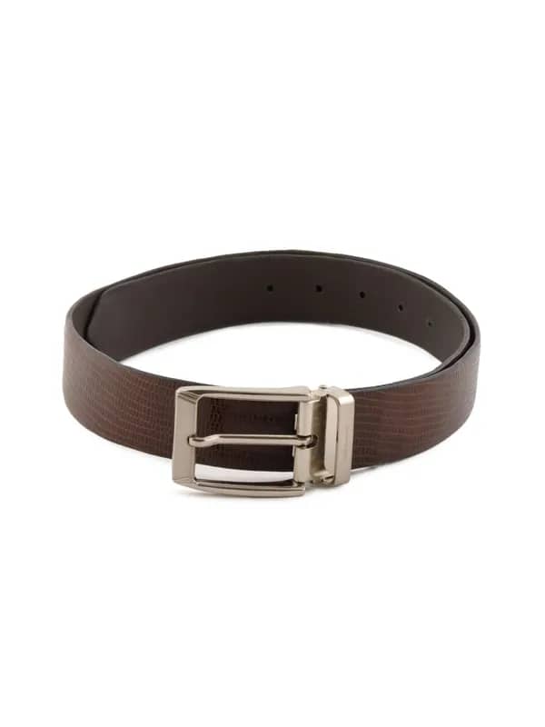 Peter England Men Formal Tan Belt