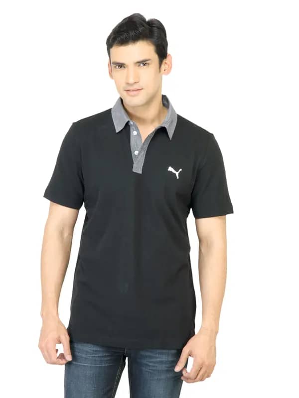 Puma Men Generation Black Polo Tshirt