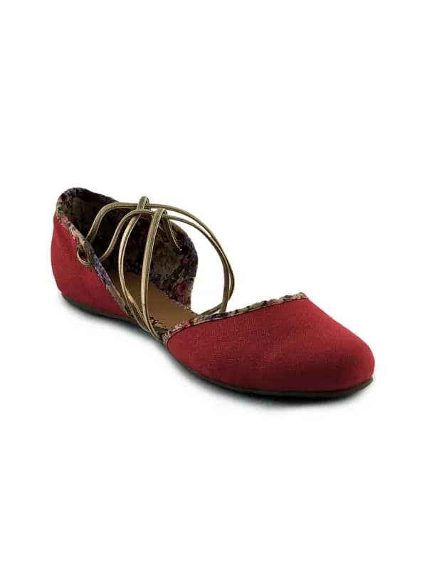 Catwalk Women Fashion Cut-Out Pink Flats