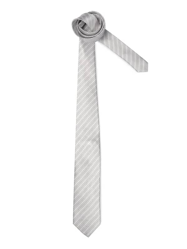 United Colors of Benetton Men Striped White Tie