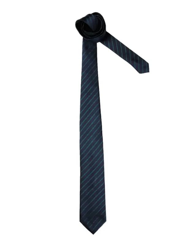 United Colors of Benetton Men Striped Navy Blue Tie