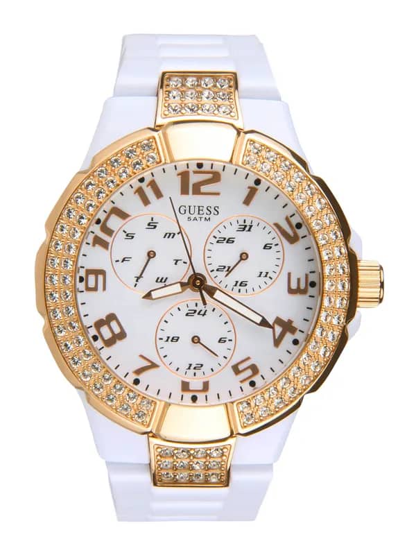 Guess Women Prism White Watch