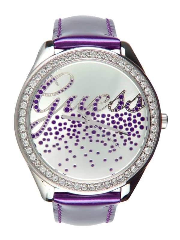 Guess Women Grey Dial Watch with Swarovski Elements W70036L4