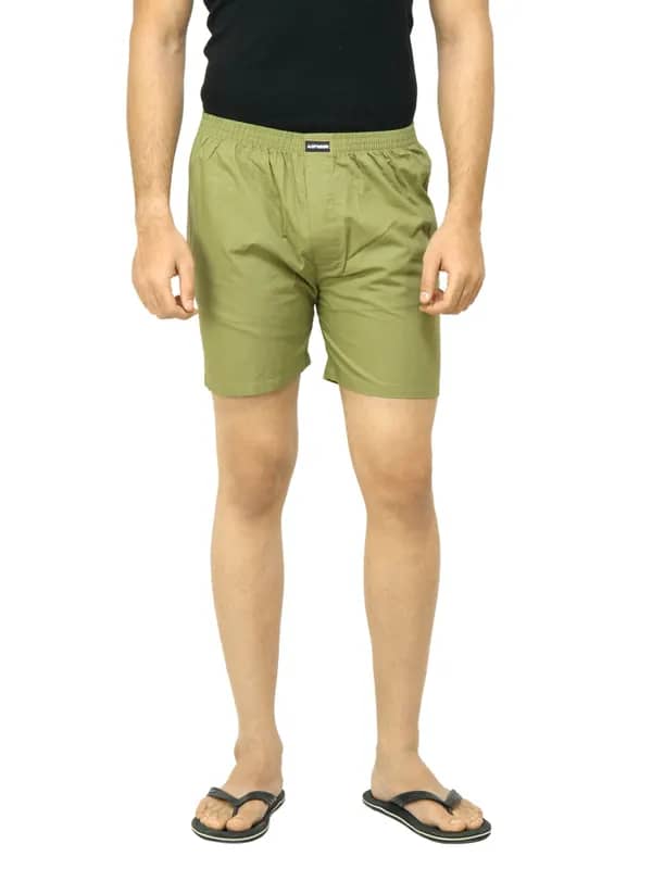 Crusoe Men Surge Green Boxer Shorts