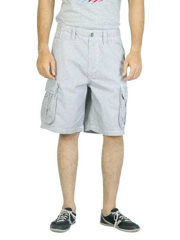 Quiksilver Men Grey Hammonds Cargo Shorts