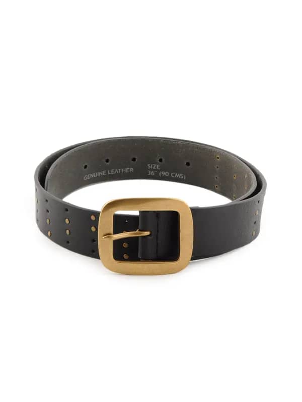 Wrangler Stud Men Black Belts