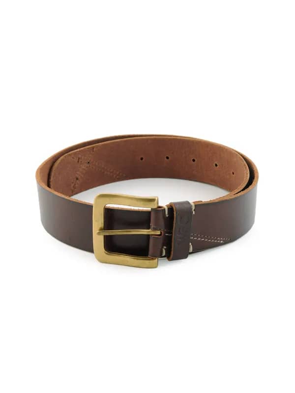 Wrangler Stitch Men Brown Belts