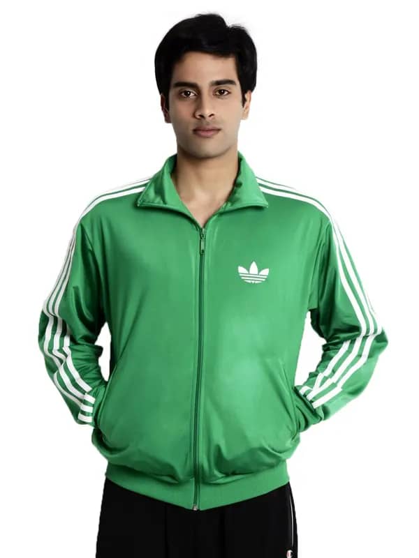 ADIDAS Originals Men Solid Green Jacket