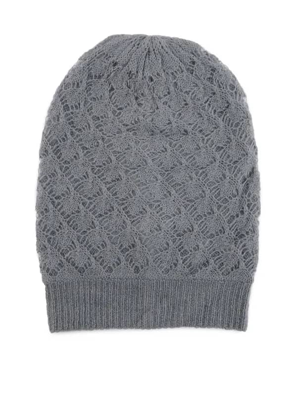 United Colors of Benetton Women Solid Grey Cap