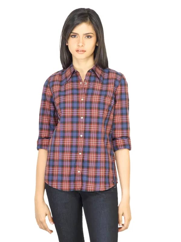 Wrangler Women Classic Red Shirt