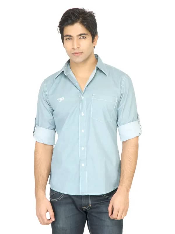 Wrangler Men Stampede Green Shirt