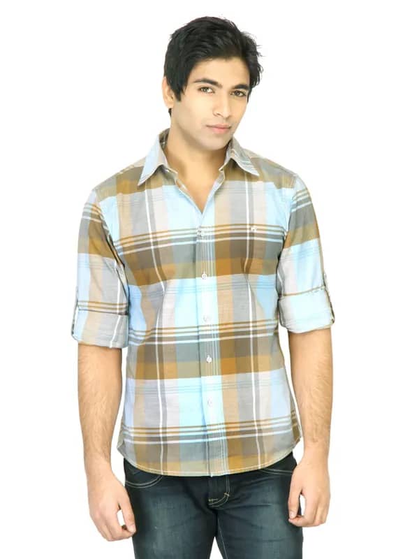 Wrangler Men Willy Blue Shirt