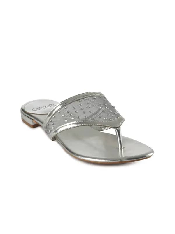 Catwalk Women Casual Silver Flats