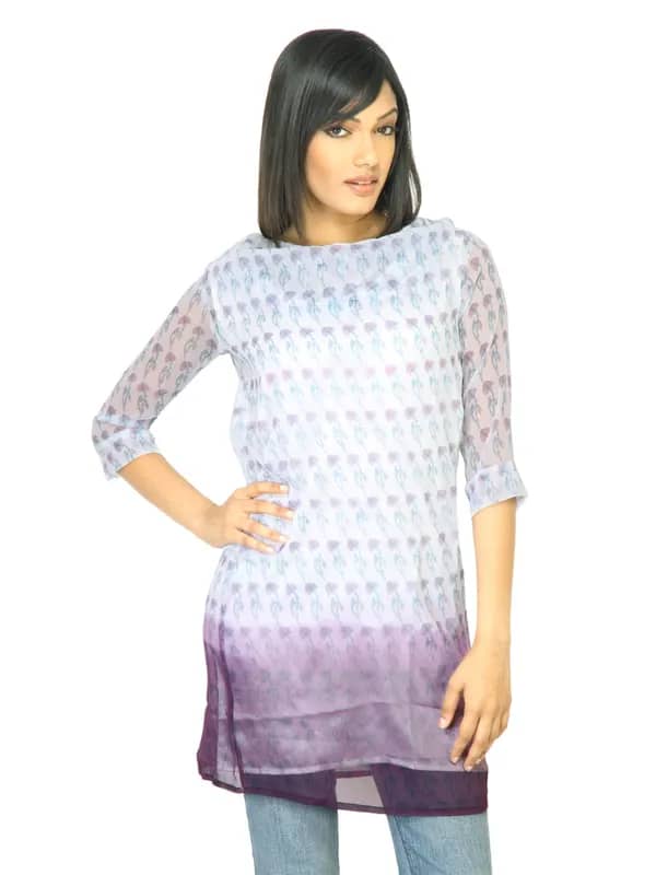 Jealous 21 Women Printed White Tunic