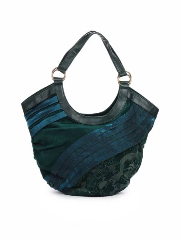Baggit Women Flare Hoor Green Handbag