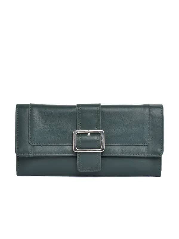 Baggit Women Karma Mayur Green Wallet