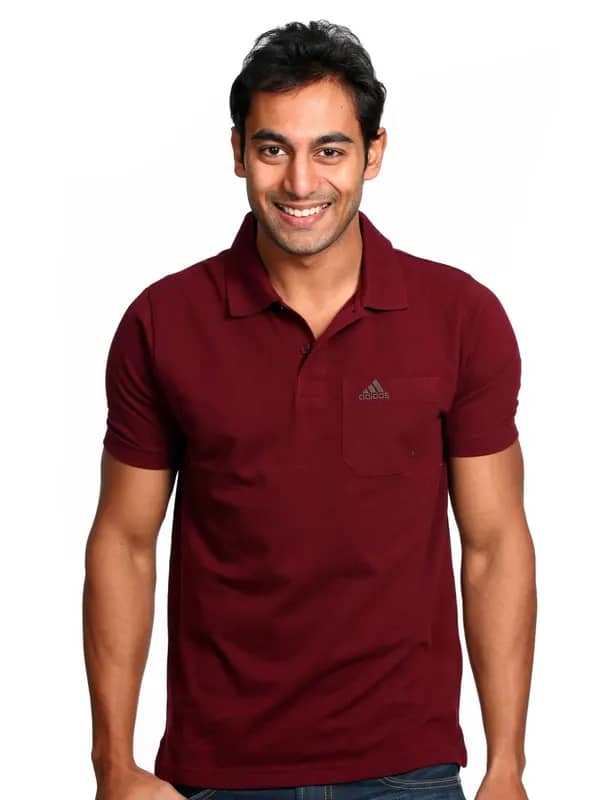 Adidas Mens Pocket Polo T-shirt