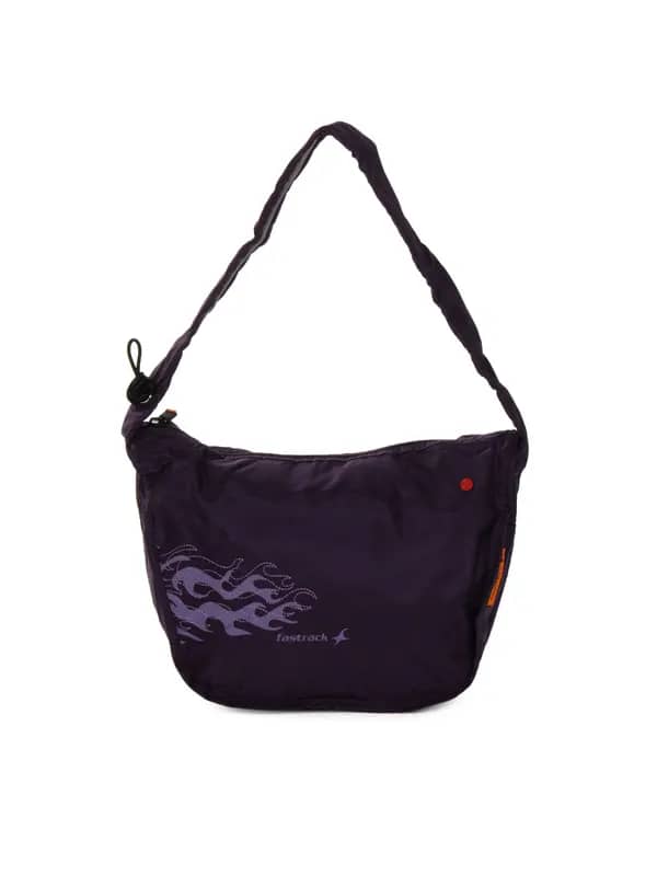 Fastrack Women Leatherette Purple HandBag