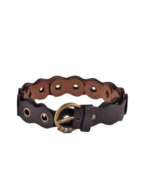 Fastrack Women Leatherette Brown Belt