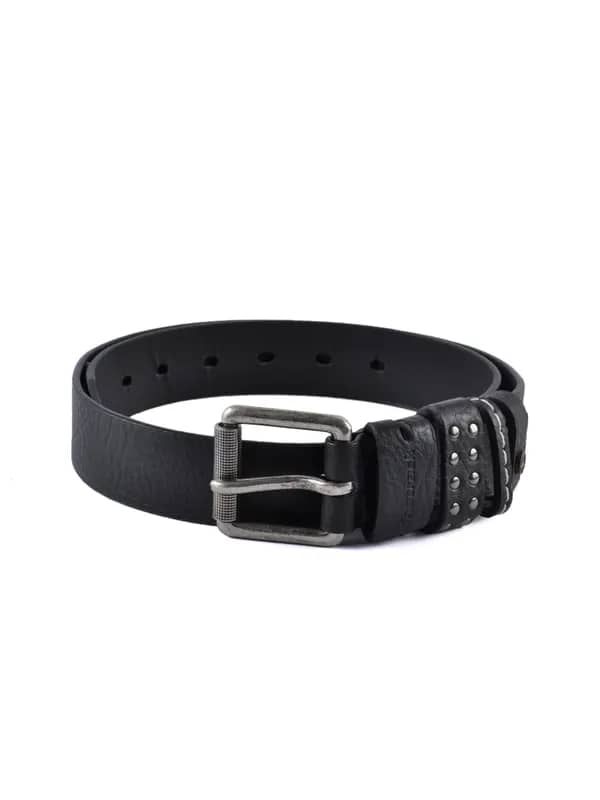 Fastrack Men Leatherette Black Belt