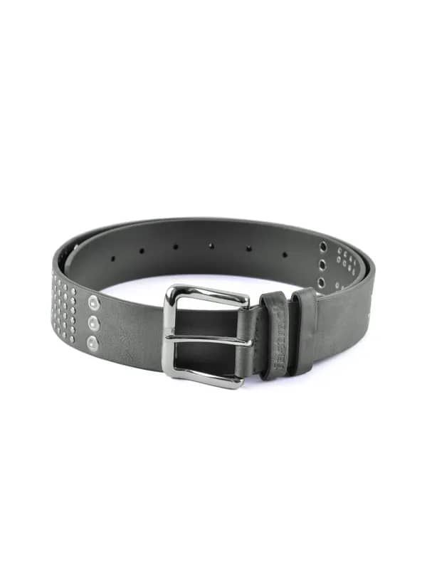 Fastrack Women Leatherette Grey Belt