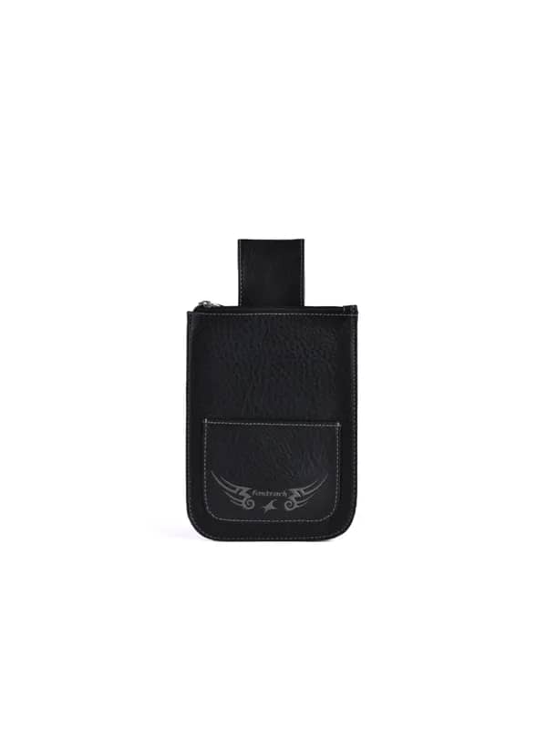Fastrack Unisex Leatherette Black Wallet
