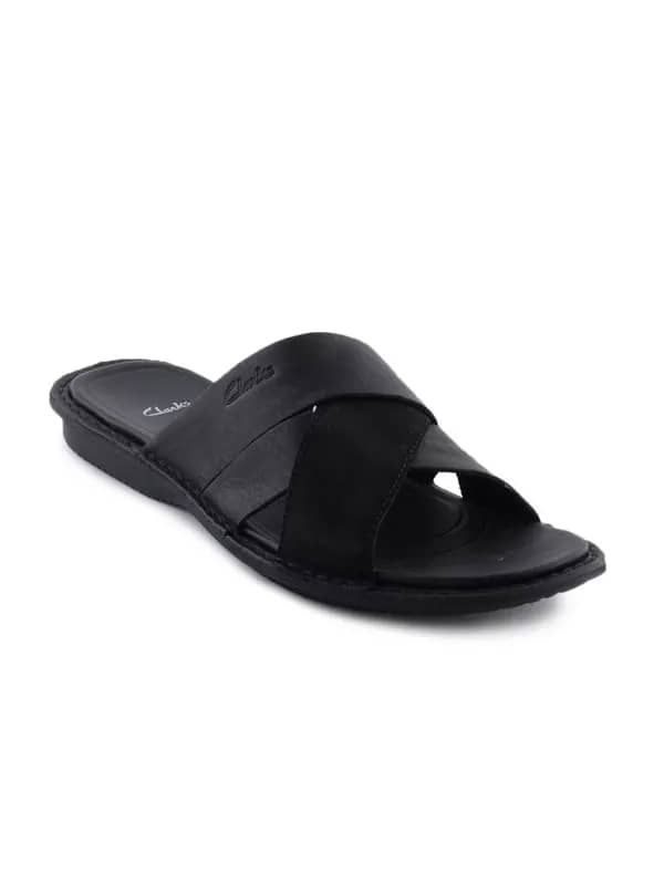 Clarks Men Black Vine Call Sandals