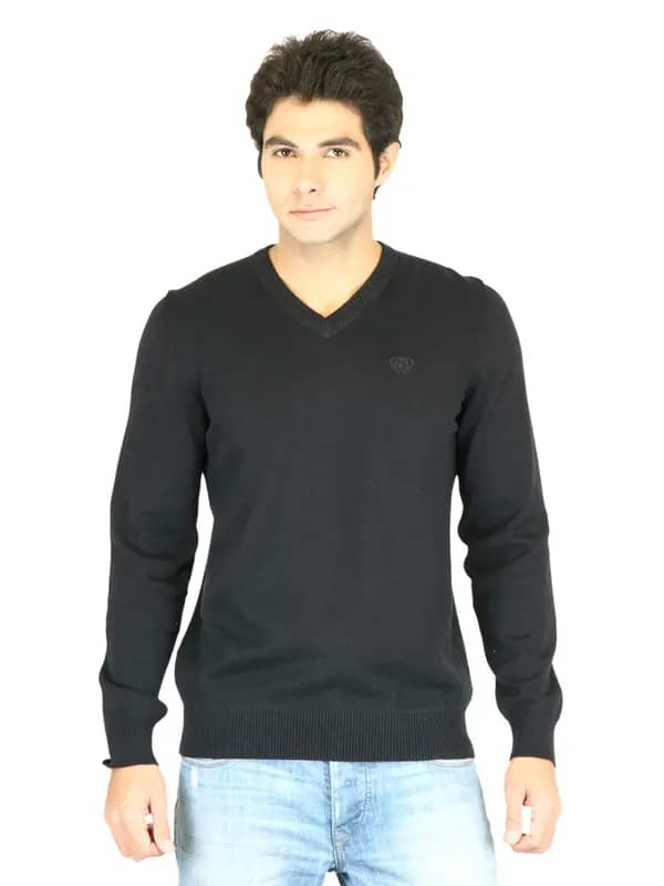 s.Oliver Men Black Sweater
