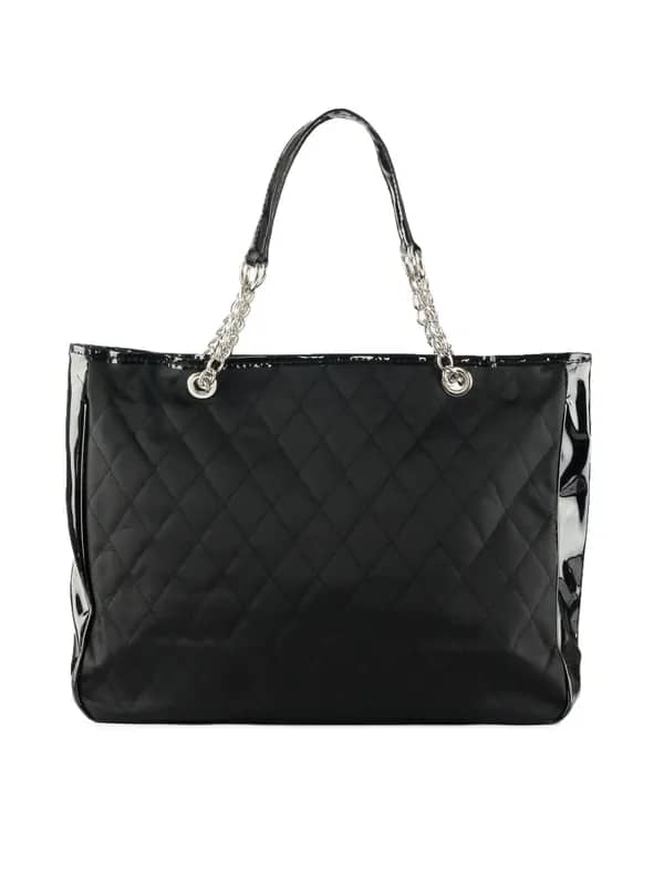Kiara Women Steel Strap Black Handbag