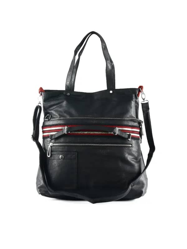 Kiara Women Sporty Look Black Handbag