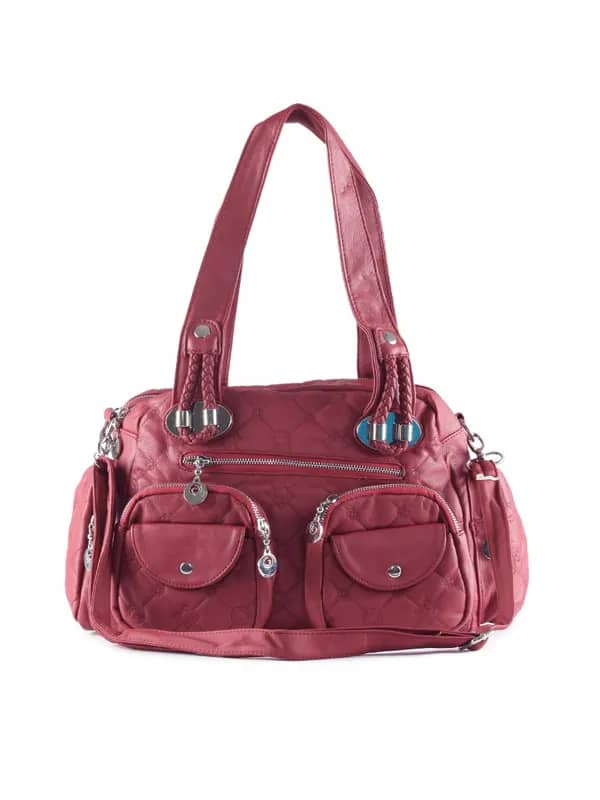 Kiara Women Small Pocket Maroon Handbag