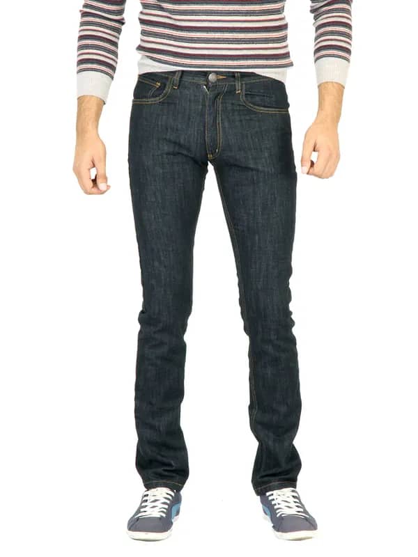 Locomotive Men Washed Black Jeans