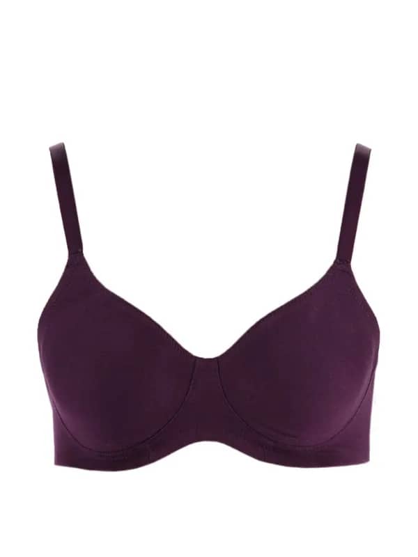 Enamor Women Smooth Purple Bra