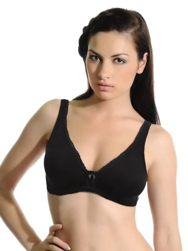 Enamor Black Smooth Bra