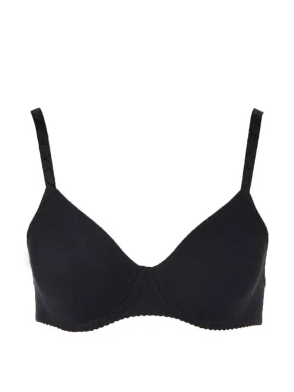 Enamor Women Smooth Black Bra