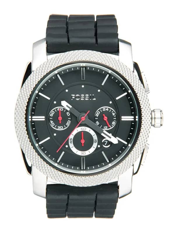 Fossil Men Black Dial Chronograph Watch FS4572