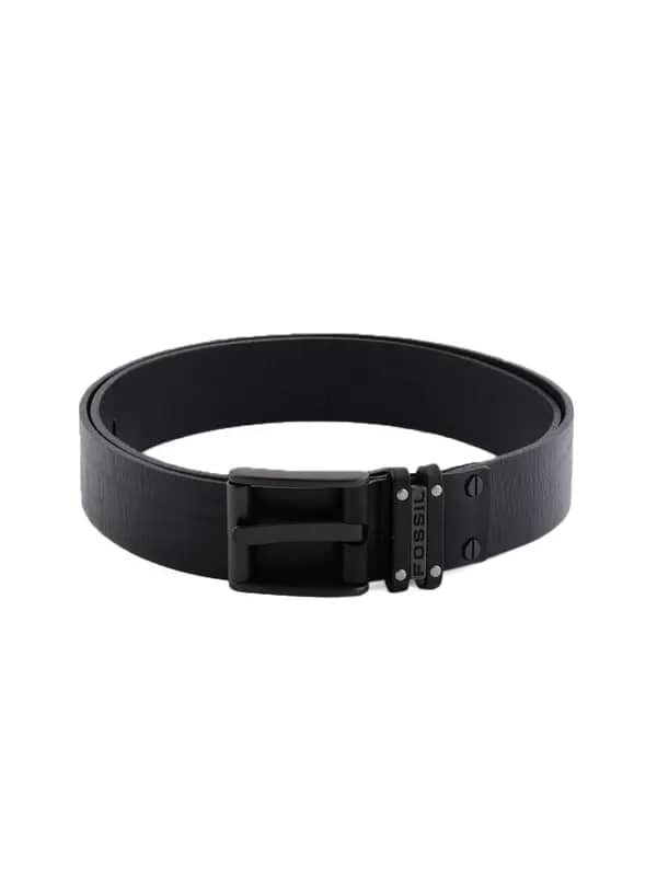 Fossil Men Pierce Black Belt
