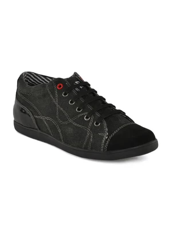 Flying Machine Men Black Casual Shoes