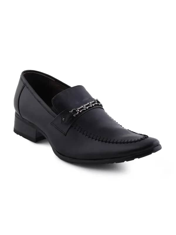 Provogue Men Black Formal Shoes
