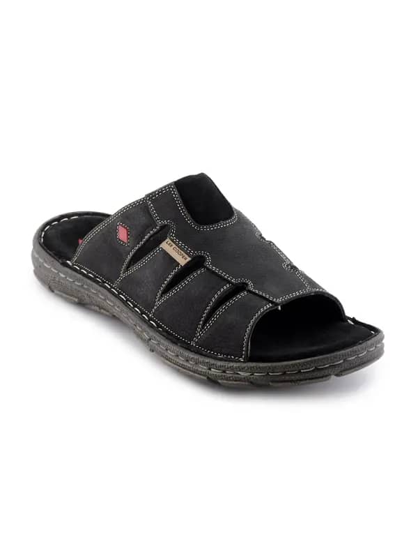 Lee Cooper Men Black Casual Sandals