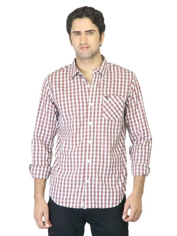Timberland Men Red Claremont Check Shirt