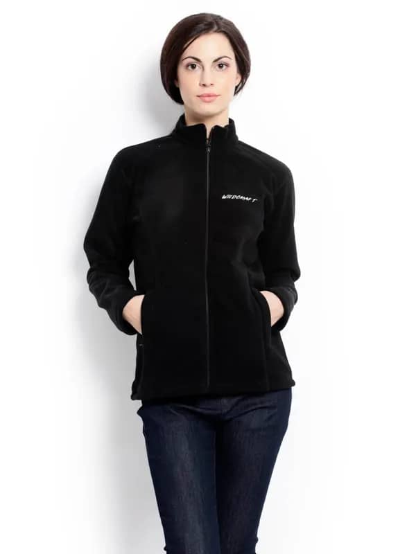 Wildcraft Women Solid Black Jacket