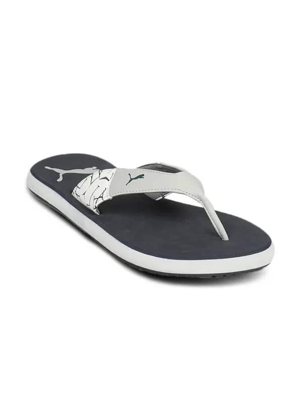Puma Men's Winglet Grey Navy Flip Flop