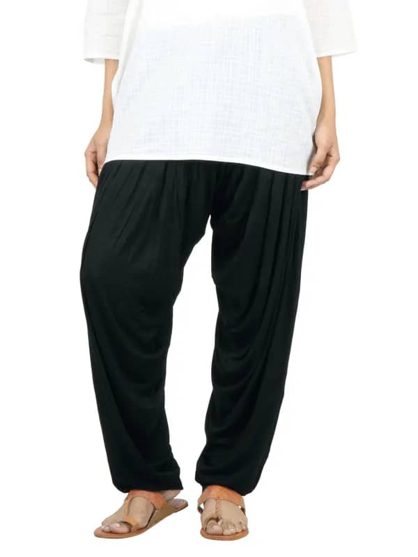 Myntra Women Black Patiala Salwar